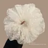 Goma para el pelo con estampado estilo Academia Melard para mujer, scrunchie de satén con malla de estampado de leopardo vintage, banda elástica de alta elasticidad y duradera