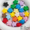 Estrella de Cinco Puntas Corazón de Acrílico Color Mixto Cuentas Sueltas DIY Pulsera Hecha a Mano para Niños Cadena de Teléfono Móvil Material para Cuentas Accesorios