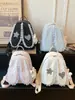 Mochila de Verano 2026 Nuevo Estilo Coreano Simple y Elegante con Lunares, Corazones y Orejas de Conejo para Oficinistas y Estudiantes