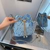 Bolsa Transversal 2025 para Mulheres Design de Nicho Bolsa Saco Moda de Verão Bolsa de Ombro Simples Versátil