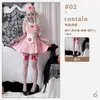 Fantasia de Halloween para adulto fantasia de enfermeira rosa japonesa pura desejo role play sexy médico enfermeira saia