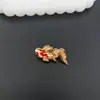 Broche de Grulla y Ciervo Estilo Chino Transfronterizo Insignia Metálica de Loto y Carpa Retro Pines Creativos Personalizados