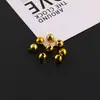 12mm Colorido Banho a Vácuo Pequeno Sino de Cobre Pingente DIY Artesanal Colar para Pet Sino Material para Joias Acessórios
