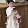 Bolsa Infantil Novo Estilo Estilo Ocidental Combina com Tudo Fofa Mini Bolsa de Mão Acessórios para Menina Ombro Único Transversal Porta-Moedas