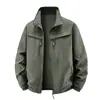 Chaqueta de primavera nueva 2026, ropa de trabajo ligera con capucha para hombre, versátil casual, impermeable, cortavientos, casual para exteriores