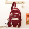 Bolsa de estudante para menina doce Mochila de estudante do ensino médio elegante 2023 Nova mochila de escola para meninas de alto valor de cor Estudante do ensino médio