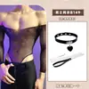 Lencería Sexy Lobe, Ropa de Malla Apasionada y Atractiva, Body Sexy Transparente de Talla Grande Adornado con Pedrería para Hombre