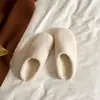 Zapatos de Algodón Cálidos sin Cordones Baotou con Medias Pantuflas de Felpa para Mujer, Adecuados para Usar al Aire Libre en Otoño e Invierno