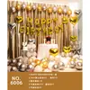 Set de Globos de Cumpleaños, Decoración para Fiesta de Cumpleaños de Novia en San Valentín, Globos de Papel de Aluminio, un Set Completo con un Toque de Lujo