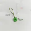 Atacado Pingente de Corda Trançada à Mão Pingente para Celular Pingente de Pena Wenchang Pincel Pequena Bolsa Penduricalho Acessórios DIY Pingente de Botão de Pote