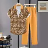 Exportación Transfronteriza Moda Casual para Hombre Camisa de Manga Corta + Traje de Pantalones Camisa Hawaiana Impresión Digital 3D