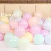 Globos Redondos Engrosados de 5 y 10 Pulgadas en Colores Macarrón para el Día Nacional Cumpleaños Infantil Decoración de Escena de Cumpleaños Cascada Sorpresa