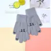 Luvas de Lã Tricotadas com Toque Quente para Adultos Outono e Inverno Proteção contra Frio para Estudantes Luvas de Lã para Ciclismo ao Ar Livre