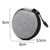 Bolsa de EVA portátil para guardar auriculares, multifunción, cable de datos, cargador, bolsa de almacenamiento, embalaje USB, bolsa con cremallera de EVA