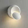 Lámpara de pared lunar redonda giratoria de 360 grados para mesita de noche, venta al por mayor, blanco y negro, para pared de fondo de sala de estar, escalera, iluminación decorativa, fábrica