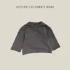 Camiseta Interior de Algodón Puro para Bebé Primavera/Otoño, Camiseta de Manga Larga Color Sólido con Media Cremallera Unisex para Bebé, Ropa Interior Simple para Niños Pequeños