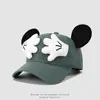 Comercio Exterior Otoño Nuevo Gorra de Béisbol con Orejas Grandes Palma Versión Coreana para Niños Estilo Dibujos Animados Lindos Sombrero de Bebé Venta al por Mayor