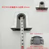 Conjunto de Acessórios para Barra de Chuveiro Curta Sem Furos com Base de Suporte Fixo Suporte de Parede Ajustável Fixação na Parede