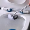 Cepillo de limpieza para inodoro con mango largo sin ángulo muerto, cepillo multifuncional para baldosas de piso, cepillo multifuncional para inodoro de baño