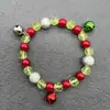 Europa y Estados Unidos Pulsera Caliente Navideña Transfronteriza Pulsera Festiva de Papá Noel Pulsera de Copo de Nieve Campana Alce Pulsera Elástica