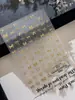 Pegatinas para Uñas con Patrón de Hormiga Pegatinas para Uñas con Moño Lujo Ligero Exquisito Estilo Chanel Decoraciones para Uñas Fábrica de Origen Yt8637