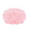 Estojo Transparente de Lente de Contato Colorido Sólido Brilhante Pequeno Portátil Cor Morandi Companheiro de Estojo para Cuidados com Lentes de Contato Cosméticas