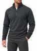 Chaqueta para Hombre de Comercio Electrónico Transfronterizo Personalizada Chaqueta de Forro Polar Otoño e Invierno Acolchada con Terciopelo Grueso Sudadera con Capucha Superior 300g