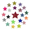 Parche Adhesivo de Tela con Estrella de Cinco Puntas Lentejuelas Parche para Ropa Parche Adhesivo Accesorios Bordados para Ropa Accesorios de Disfraz para Bebé
