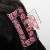 Día de San Valentín Rojo Rectangular Estampado Corazón Pequeño Alas Letras Diciembre Producto Nuevo Pvc 8cm Pinza
