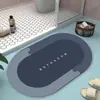 Alfombrilla de baño con tecnología de tela, absorbente, antideslizante, de secado rápido, de goma, venta al por mayor