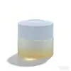 Set de Botellas de Vidrio Redondas Rectas de Gama Alta 120ml Tapa Rayada Botella Dispensadora de Agua y Loción 30G-50G Botella de Crema de Gran Capacidad