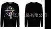 Comercio Exterior Transfronterizo Moda Tendencia Estilo Americano Cabeza de Perro Impresión Retro Personalizada Top Unisex Casual Holgado Versátil Camisa de Manga Larga Lavada
