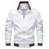 Jaqueta esportiva casual masculina nova com gola alta e zíper jaqueta atacado transfronteiriço jaqueta com zíper europeia e americana