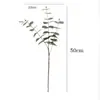 Adorno Decorativo Realista de Planta Verde Artificial de Eucalipto 3D, Rama de Eucalipto, Planta Artificial, Árbol Artificial, Flor Artificial