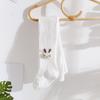 2024 nova primavera e outono infantil meia-calça de bebê design bumbum grande leggings antiderrapantes roupa exterior coelhinho vesgo fofo