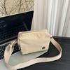 Bolso Pequeño Ligero para Hombro para Mujer, Nueva Moda, Estilo Horizontal Versátil, Bolso Pequeño de un Solo Hombro, Bolso Cuadrado Pequeño de Color Sólido para Viajes y Desplazamientos