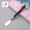 Raspador de pintura a óleo para arte de estudante, faca pontiaguda de aço inoxidável, espátula pontiaguda para misturar cores de tinta a óleo e guache, bastão para pintura a óleo, pequeno raspador