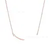 V oro versión alta sonriente collar completo de diamantes mano de obra fina grueso chapado en oro rosa de 18 quilates cara sonriente superficie lisa collar ventas directas de fábrica
