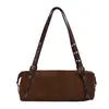 Bolsa travesseiro simples, retrô e casual para mulheres, nova bolsa de ombro da moda 2026, grande capacidade, bolsa de ombro da moda para o dia a dia