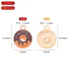 Qk215 Donut con Goteo de Aceite DIY Accesorios de Joyería de Aleación de Zinc Cadena para Pulsera Suéter Colgante Hecho a Medida Según Dibujos y Muestras