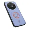 Funda magnética para teléfono con patrón de tela tecnológica, compatible con Huawei Mate90Promax y Pura90Promax, cubierta protectora anticaídas