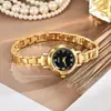 Reloj de Pulsera Redondo Pequeño para Estudiante Correa de Acero Simple Elegante Reloj Pequeño para Mujer Estilo Ins Lujo Ligero Retro Mori