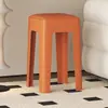 Taburete de plástico para uso doméstico, engrosado y resistente para adultos, adecuado para sala de estar y mesa de comedor, antideslizante, apilable, taburete alto simple