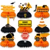 Tema Veículo de Engenharia Festa de Aniversário Feriado Mesa Colmeia Bola de Favo de Mel Leque de Papel Decoração de Mesa Decoração de Festa em Favo de Mel