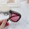 P28300 café arena TR polarizado Gafas de sol plegables protección solar conducción retro moderno protección UV pequeño y fácil de llevar