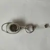 Hebilla Ovalada para Exteriores de Color Sólido Hebilla de Fácil Tirón Hebilla Retráctil de Fácil Tirón Cable de Acero para Tirar Hebilla para Identificación Llavero Retráctil