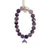 Encantamiento PúrpuraOriginal Natural Onírico Amatista Cola de Pez Pulsera de Cristal Temperamento Suave Versátil Exquisito para Mujer