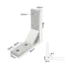 Asiento de Esquina de Perfil de Aluminio 20 30 40 45 60 80 Estándar Europeo Estándar Nacional Ángulo Recto de 90 Grados Extrusión Código de Esquina Conector