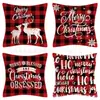 Capas de almofada da série de Natal com vários padrões natalinos, capas de almofada de sofá, decorações de feriado, presentes para casa, transfronteiriço