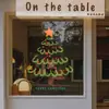 Decorações de Natal Transfronteiriças Papai Noel Árvore Adesivos de Janela Celofane Ano Novo Loja de Shopping Decoração de Janela Eletrostático
